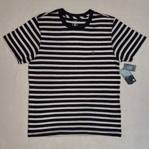 Volcom Men's Waters Stripe Crew Short Sleeve T-shirt - NWT